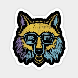 Lone Wolf Survives. Lone Wolf Excels. Magnet