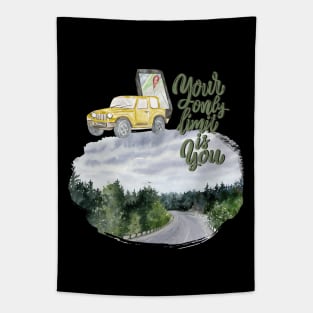 Ready for new adventure time love travel Explore the world holidays vacation Tapestry