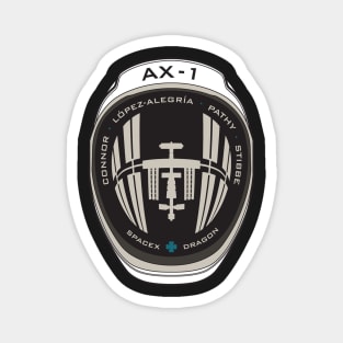 Ax-1 Mission Patch Magnet