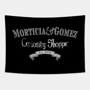 Morticia & Gomez Curiosity Shoppe Tapestry