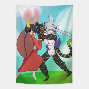 Blade Lock Tapestry