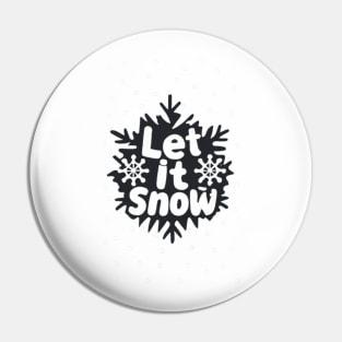 Let it Snow - Winter Season Pin