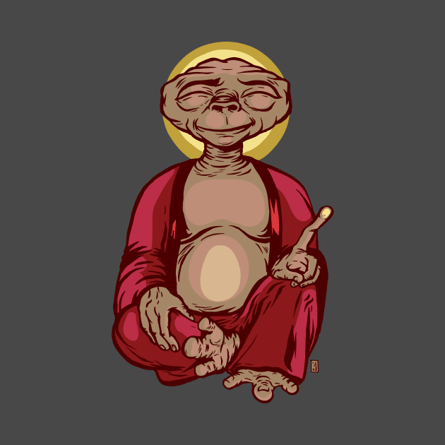 Extra Terrestrial Buddha by Thomcat23