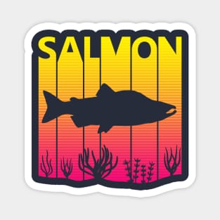 Vintage Retro 1980s Salmon Fish Magnet