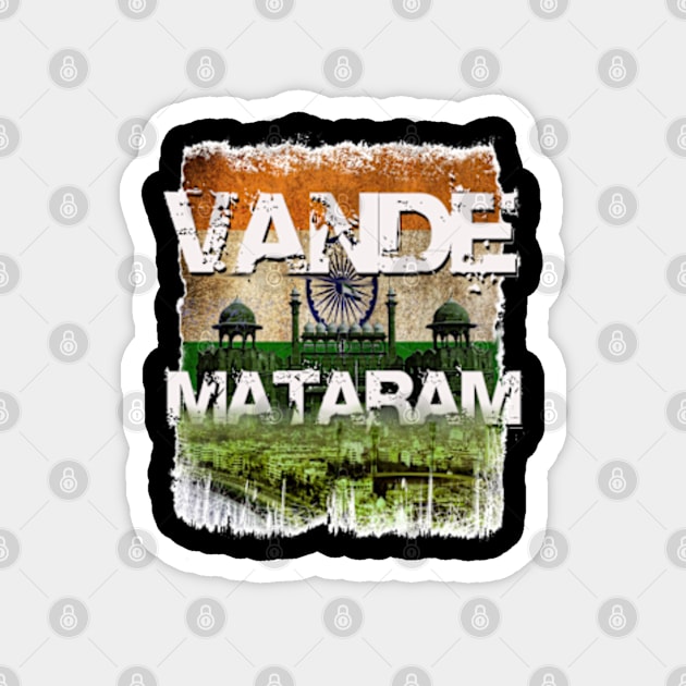 Vande Mataram Magnet by SAN ART STUDIO 