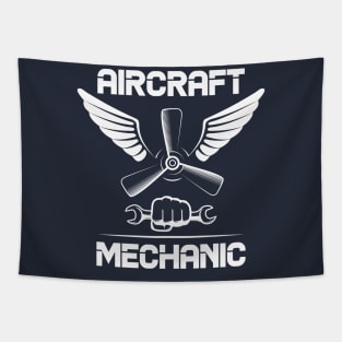 Airplane Aircraft Mechanic Aviation Tapestry