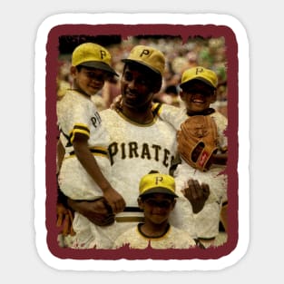 21 Roberto Clemente Pittsburgh Pirates 1955 1972 Thank You For The Memories  Signature Shirt Sticker