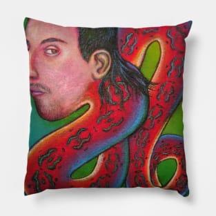 Snake Man Pillow