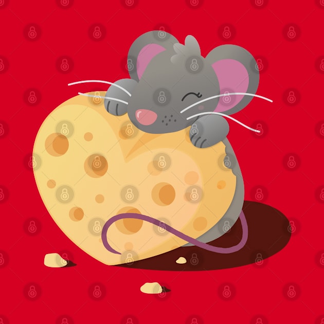 Mouse Heart Cheese by StrayKoi