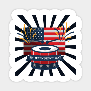 4th of July Independence Day Magnet