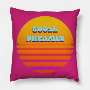 SoCal Dreamin Vintage Design Pillow