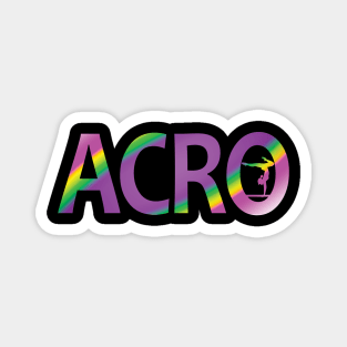 Rainbow Acro Magnet