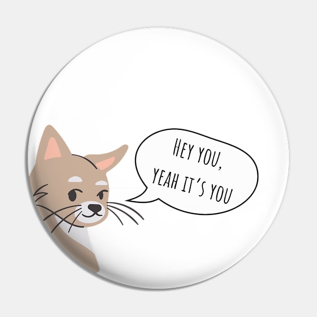 Cat Design Pin by JojoCraft