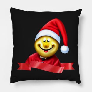 Santa Smiley Pillow