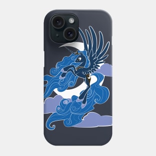 Luna and the Moon Phone Case