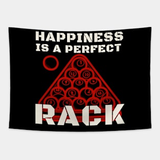 Happiness Is A Perfect Rack Billiards Tapestry