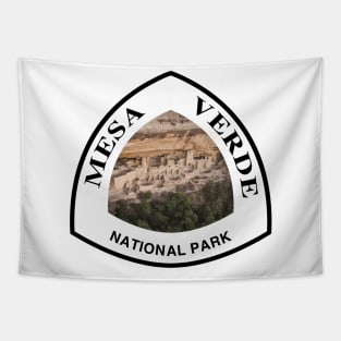 Mesa Verde National Park shield Tapestry