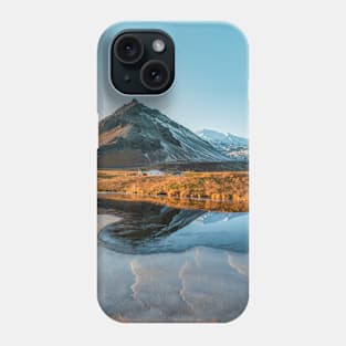 Winter landscape in Iceland Phone Case