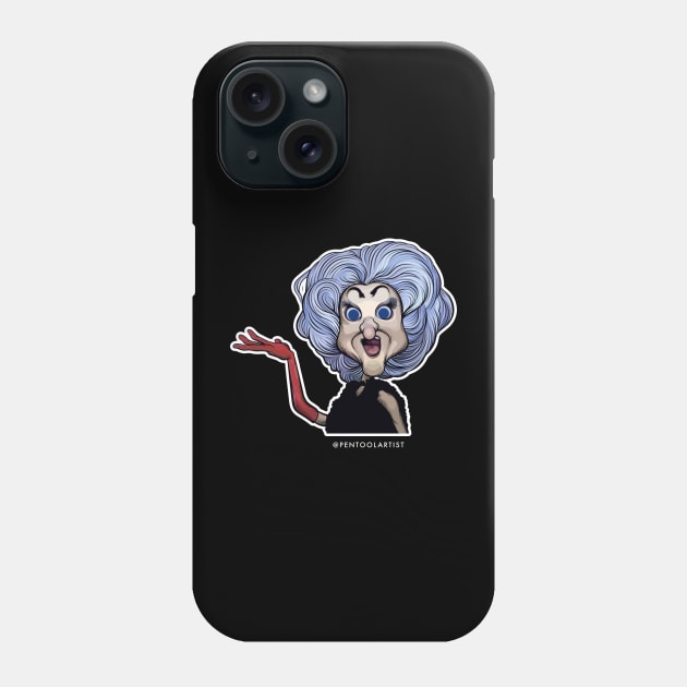 Mad Monster Lady Phone Case by pentoolarts