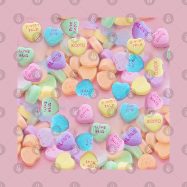 valentines candy hearts by gossiprag