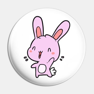 Cartoon Pink Rabbit Pin