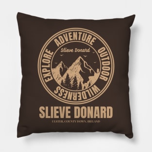 Mountain Hike In Slieve Donard Ireland, Hiker’s HikingTrails Pillow