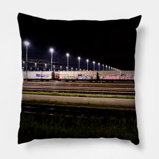 Cargo & Light / Swiss Artwork Photography Pillow