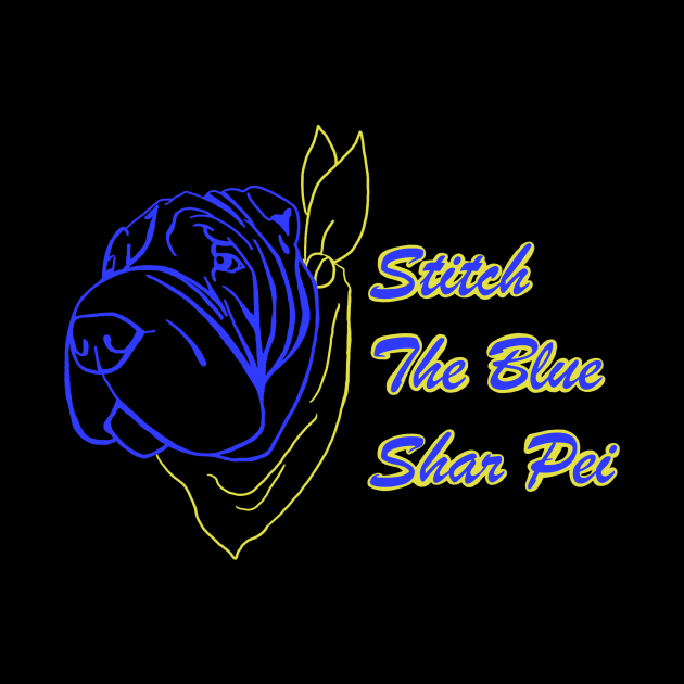 Stitch The Blue Shar Pei by Stitch's Puppy Games