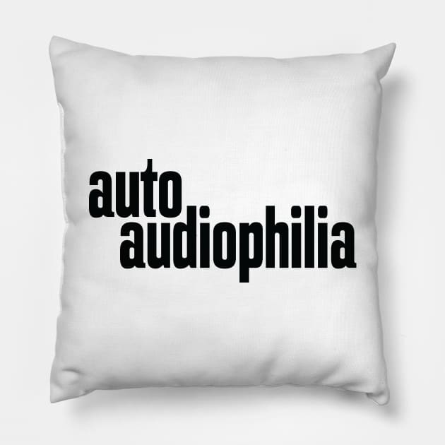 Auto Audiophilia Audiophile High Fidelity Sound Reproduction Pillow by ProjectX23Red