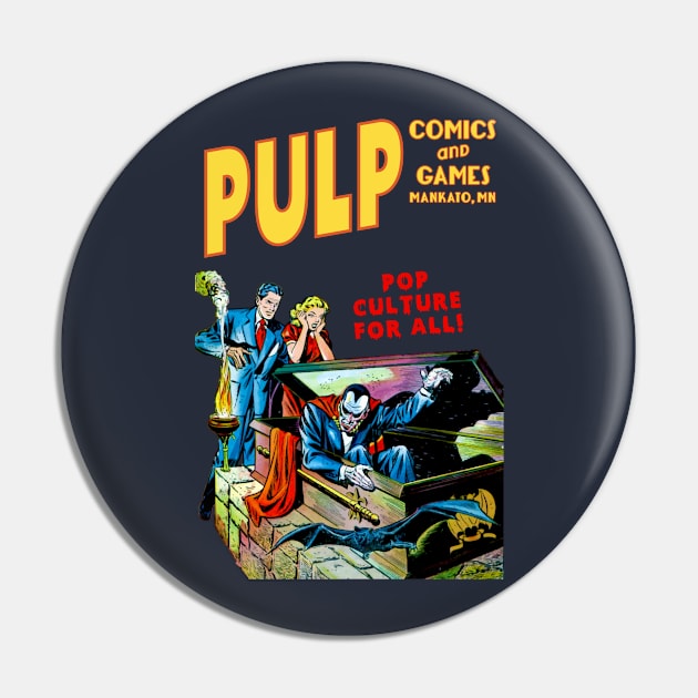 Pulp Vampire Pin by PULP Comics and Games