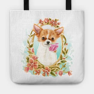 Cihuahua watercolor Tote