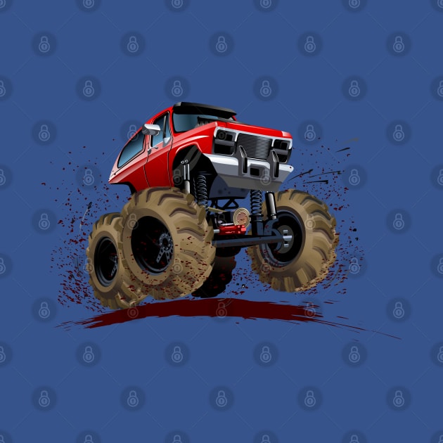 Cartoon Monster Truck by Mechanik