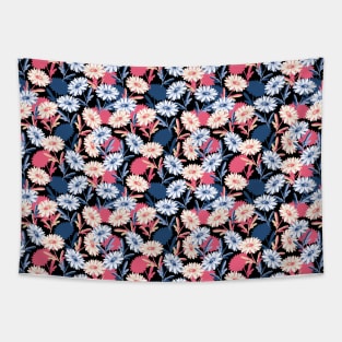 Romantic Daisy Flower in the Night Tapestry