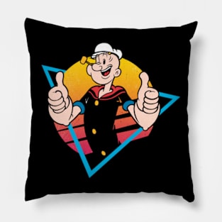 Blutos Challenge Join Popeyes in Defending His Love and Chomping Spinach on this Action-Packed Cartoon Pillow