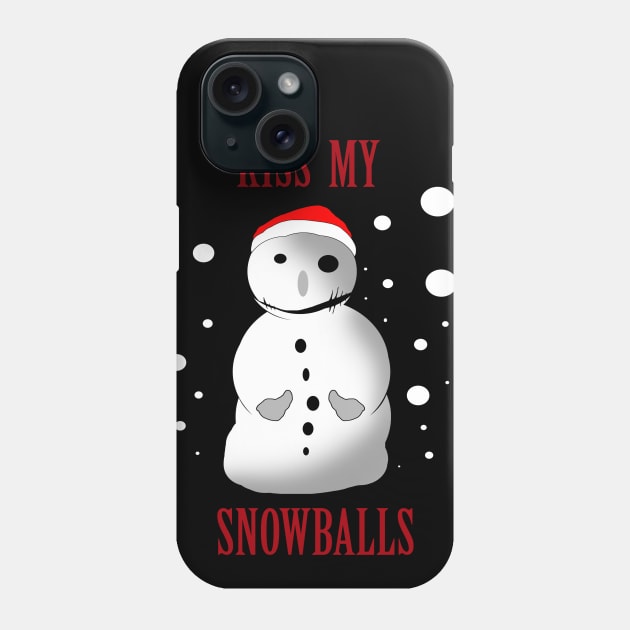 Funny Snowman Ugly Sweater Phone Case by PoetandChef