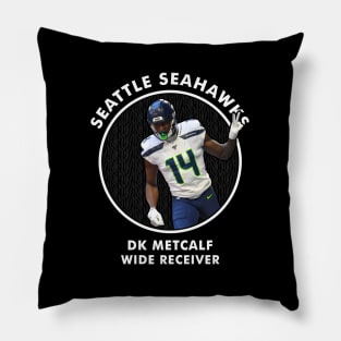 Dk Metcalf - Wr - Seattle Seahawks Pillow