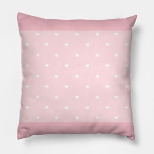 Soft Heart Print Pillow