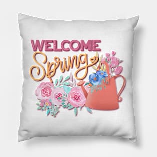 Welcome spring Pillow