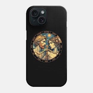 ZODIAC Libra - Astrological LIBRA - LIBRA - ZODIAC sign - Van Gogh style - 13 Phone Case