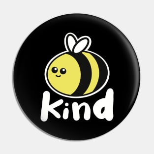 Bee Kind Kawaii Bee Pun Pin