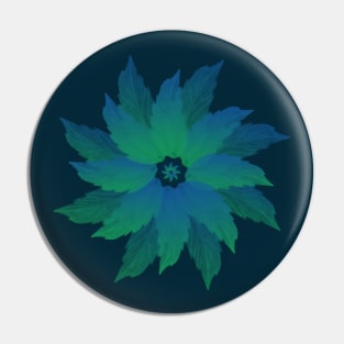 Flora Green Pin