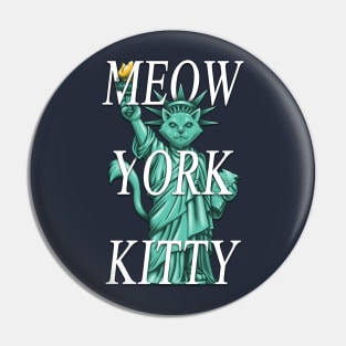 Meow York Kitty Pin