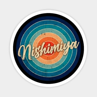 Personalized Name Nishimiya Classic Styles Birthday Anime Magnet