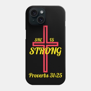 She Is Strong Phone Case