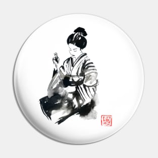 sewing geisha Pin