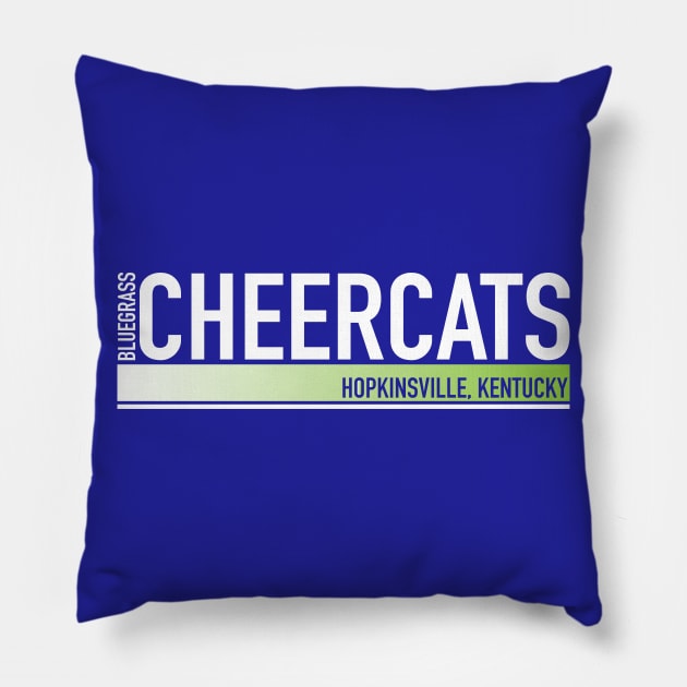 Bluegrass Cheercats - Athletic Design Pillow by bluegrasscheercats