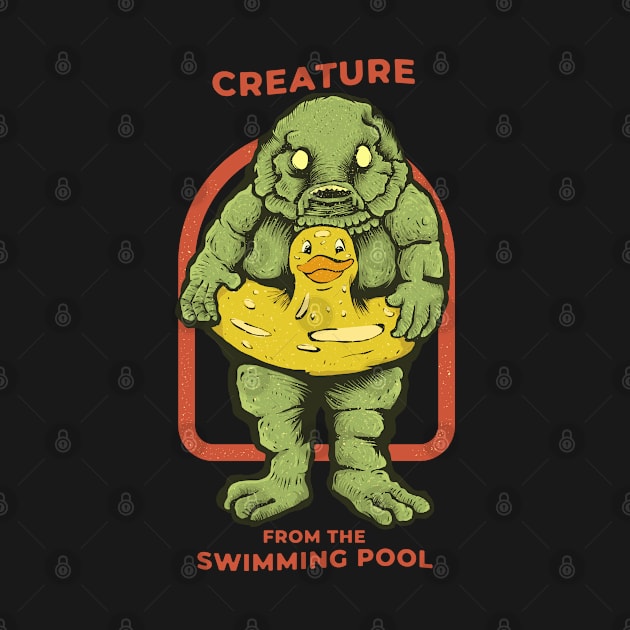 Creature From The Swimmning Pool by haloakuadit