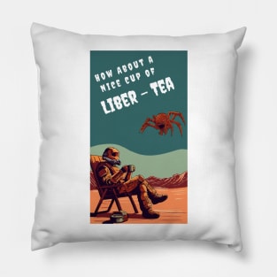 Cup of Liber-Tea Pillow