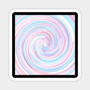 Soft Swirl Pastel Arrow Pattern Magnet