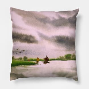 Mystic Monsoon Pillow